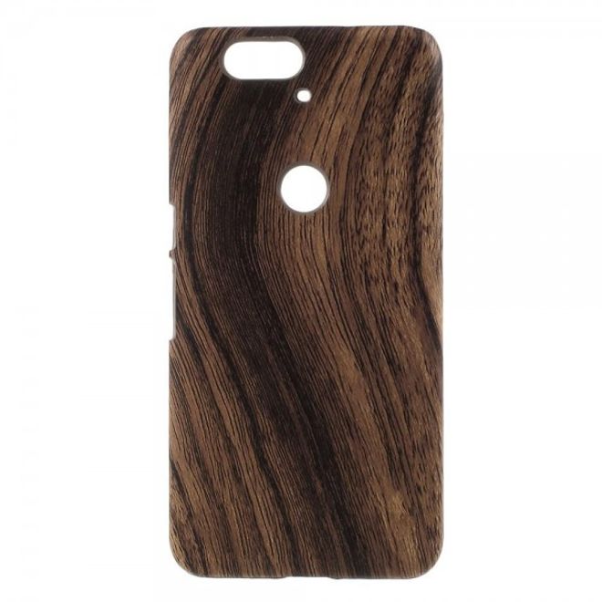 Huawei Nexus 6P Hart Plastik Case Hülle mit Holzmuster