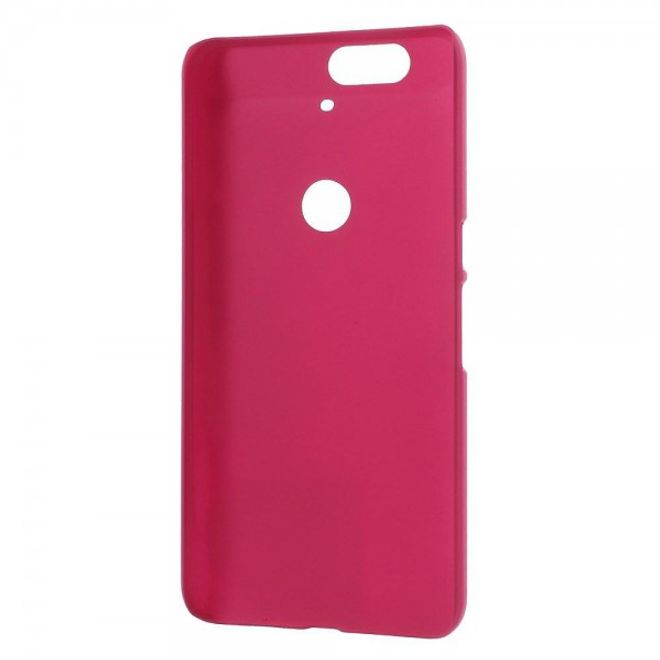 Huawei Nexus 6P Hart Plastik Cover Hülle mit Textur - rosa