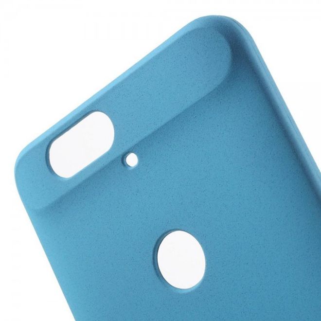 Huawei Nexus 6P Hart Plastik Cover Hülle mit Textur - hellblau