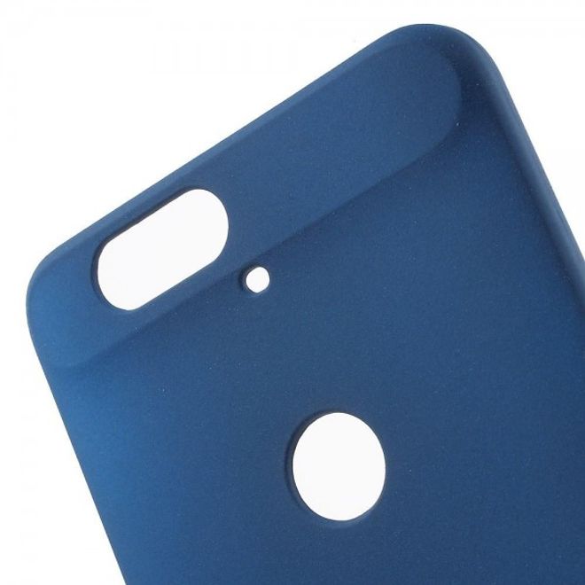 Huawei Nexus 6P Hart Plastik Cover Hülle mit Textur - dunkelblau