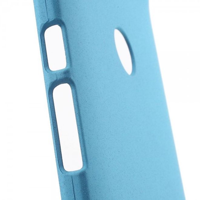 Huawei Nexus 6P Hart Plastik Cover Hülle mit Textur - hellblau