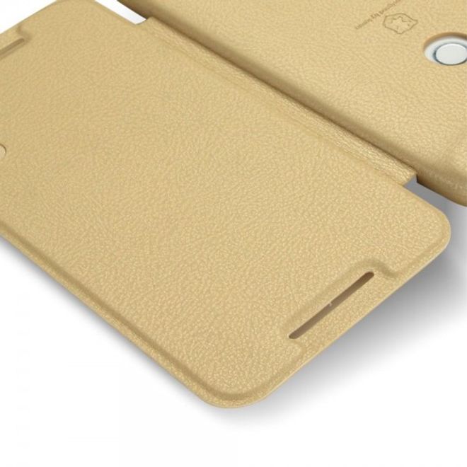 Huawei Nexus 6P Lenuo Ledream Series Leder Cover Hülle mit Kreditkartenslots - champagnerfarben