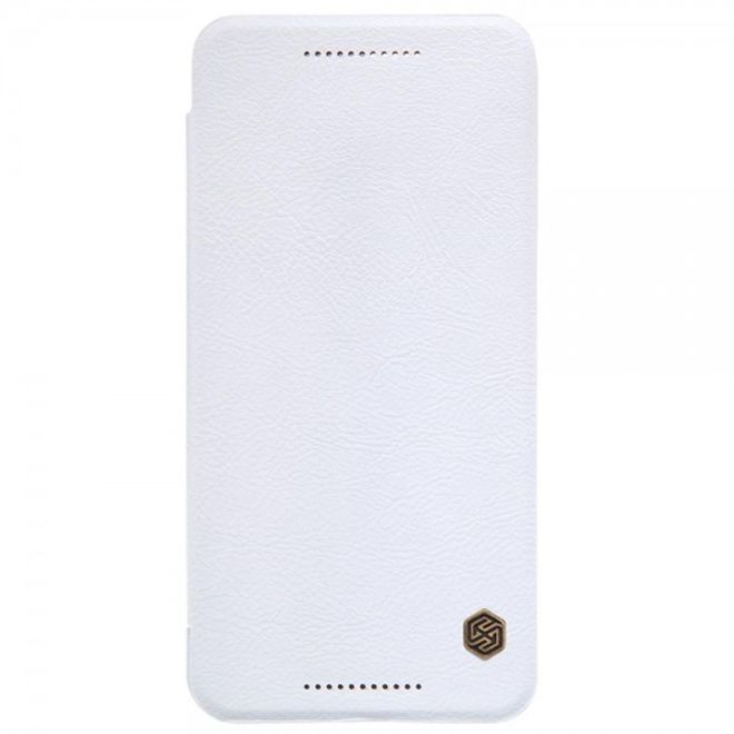 Huawei Nexus 6P Nillkin Qin Series Leder Flip Case Handy Hülle - weiss