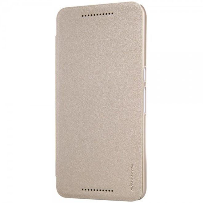 Huawei Nexus 6P Nillkin Sparkle Series Leder Flip Case Hülle - gold