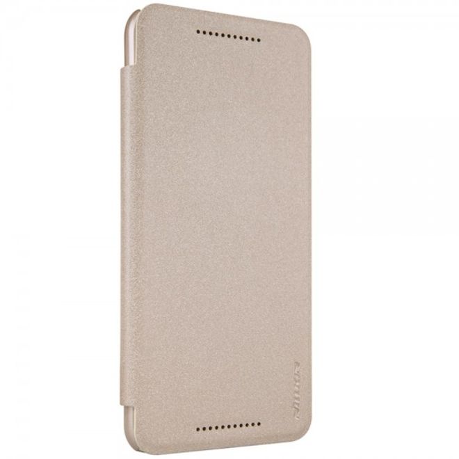 Huawei Nexus 6P Nillkin Sparkle Series Leder Flip Case Hülle - gold