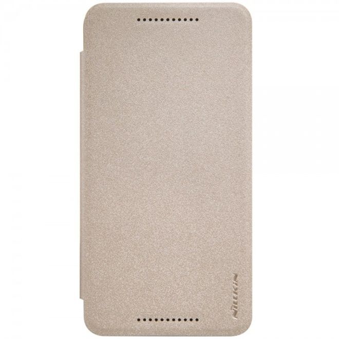 Huawei Nexus 6P Nillkin Sparkle Series Leder Flip Case Hülle - gold