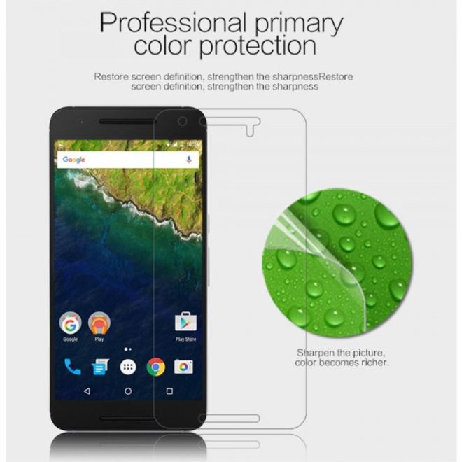 Huawei Nexus 6P Schutzfolie mit Anti-Fingerabdruck Beschichtung von Nillkin - HD klar
