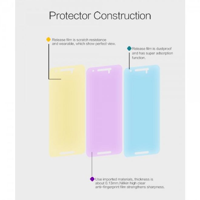 Huawei Nexus 6P Schutzfolie mit Anti-Fingerabdruck Beschichtung von Nillkin - HD klar