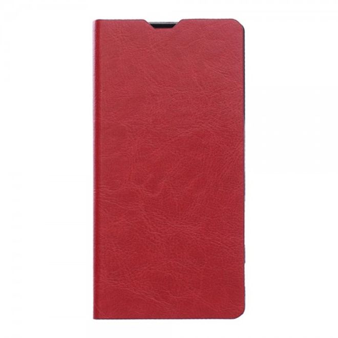 Huawei Nexus 6P Trendige Crazy Horse Leder Cover Hülle mit Standfunktion - rot