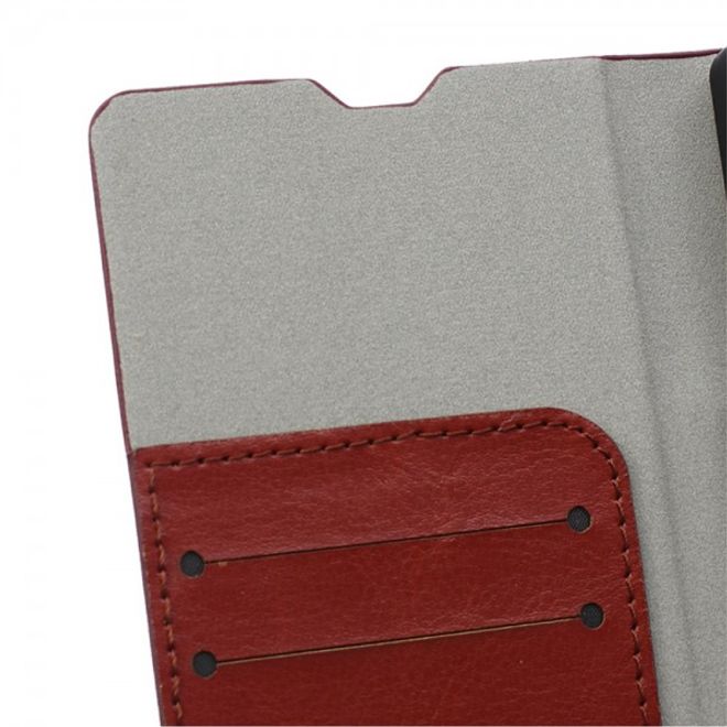 Huawei Nexus 6P Trendige Crazy Horse Leder Cover Hülle mit Standfunktion - braun