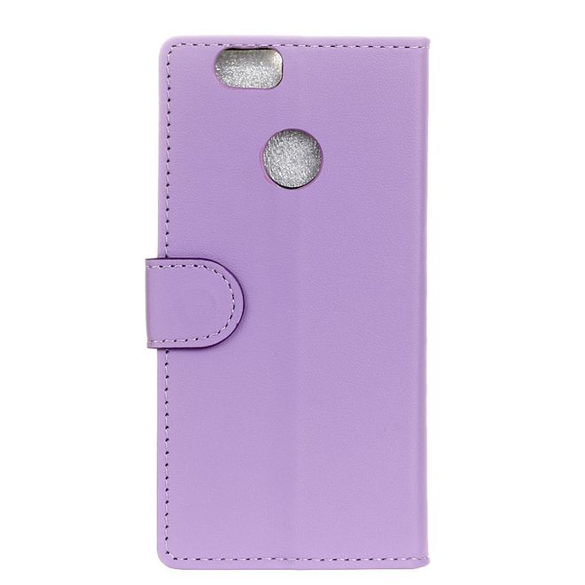 Huawei Nova 5.0 Handy Case - Leder Case mit Standfunktion - purpur