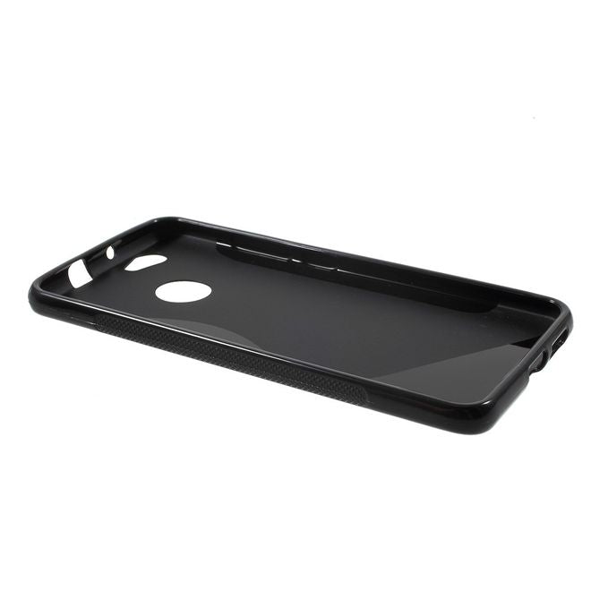 Huawei Nova 5.0 Handyhülle - TPU Soft Case - S-Shape - schwarz