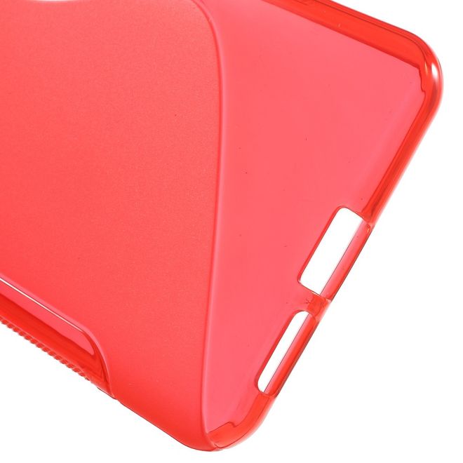 Huawei Nova 5.0 Handyhülle - TPU Soft Case - S-Shape - rot