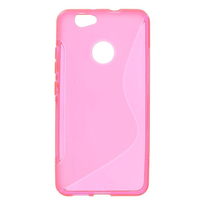 Huawei Nova 5.0 Handyhülle - TPU Soft Case - S-Shape - rosa
