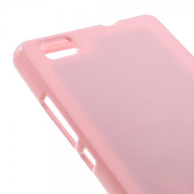 Goospery - Huawei P8 Lite Handy Hülle - TPU Soft Case - Pearl Jelly Series - rosa