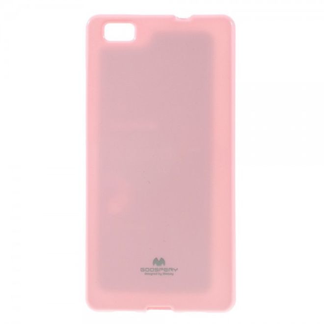 Goospery - Huawei P8 Lite Handy Hülle - TPU Soft Case - Pearl Jelly Series - rosa