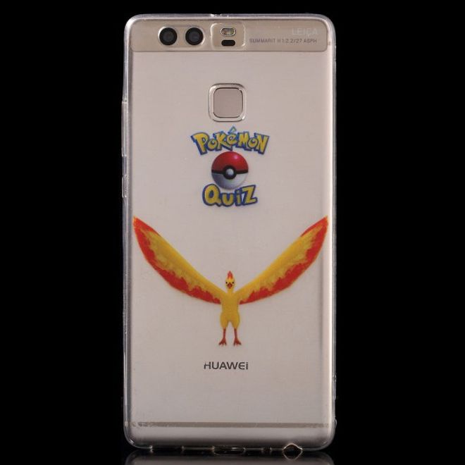Huawei P9 Elastische, dünne Plastik Cover Gummihülle mit Pokemon Lavados