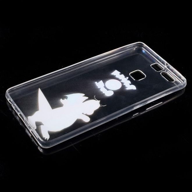 Huawei P9 Elastische, dünne Plastik Cover Gummihülle mit Pokemon Dragoran