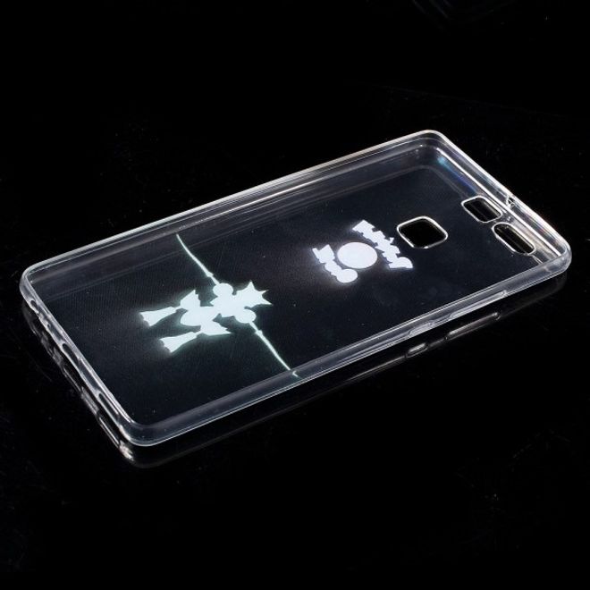 Huawei P9 Elastische, dünne Plastik Cover Gummihülle mit Pokemon Sichlor