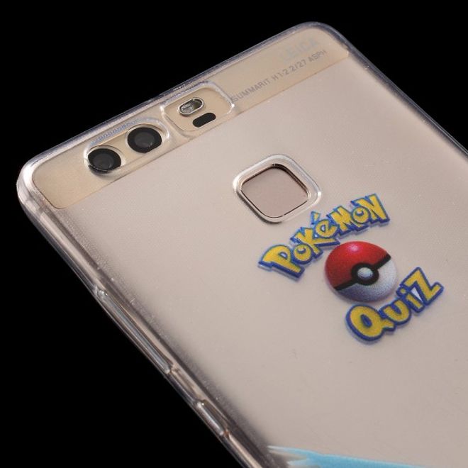 Huawei P9 Elastische, dünne Plastik Cover Gummihülle mit Pokemon Arktos