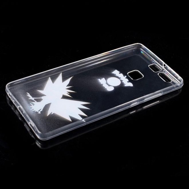 Huawei P9 Elastische, dünne Plastik Cover Gummihülle mit Pokemon Zapdos