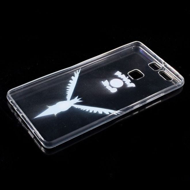 Huawei P9 Elastische, dünne Plastik Cover Gummihülle mit Pokemon Arktos