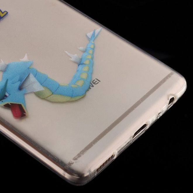 Huawei P9 Elastische, dünne Plastik Cover Gummihülle mit Pokemon Garados