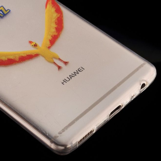 Huawei P9 Elastische, dünne Plastik Cover Gummihülle mit Pokemon Lavados