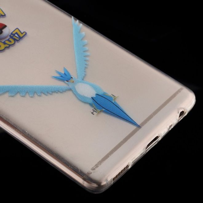 Huawei P9 Elastische, dünne Plastik Cover Gummihülle mit Pokemon Arktos