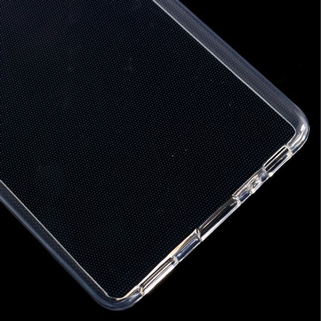 Huawei P9 Elastische, glänzende Plastik Case Hülle - transparent