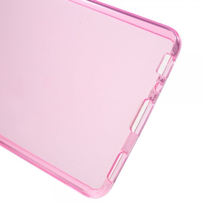 Huawei P9 Elastische, sanfte Plastik Case Gummihülle - rosa