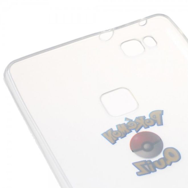 Huawei P9 Lite Elastische, dünne Plastik Cover Gummihülle mit Pokemon Arktos