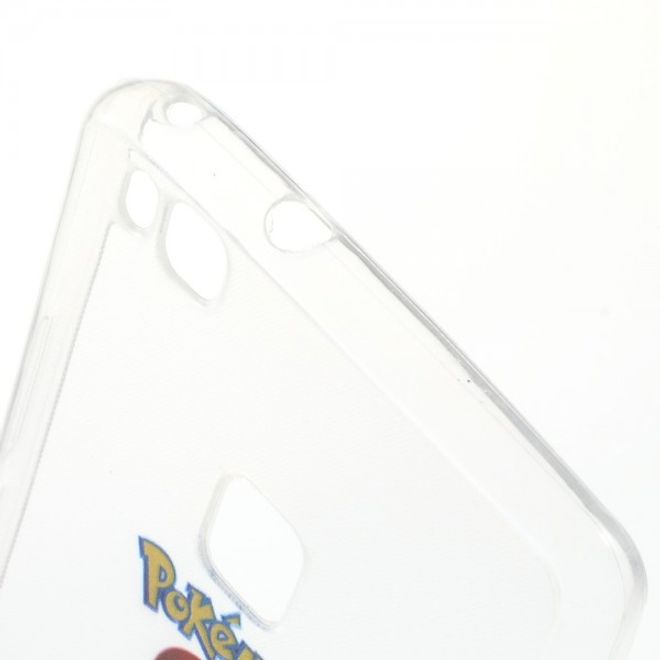 Huawei P9 Lite Elastische, dünne Plastik Cover Gummihülle mit Pokemon Lavados