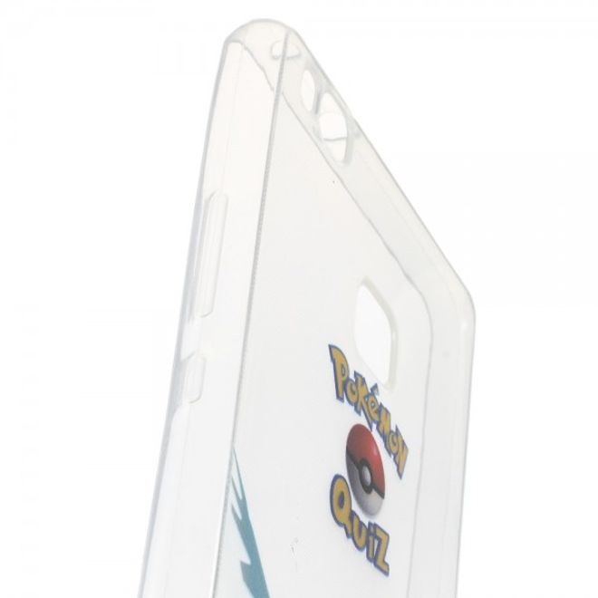 Huawei P9 Lite Elastische, dünne Plastik Cover Gummihülle mit Pokemon Arktos