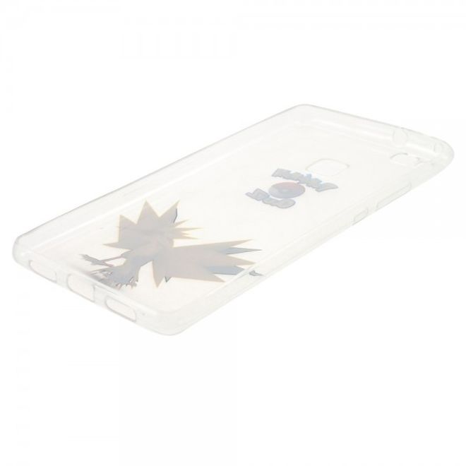 Huawei P9 Lite Elastische, dünne Plastik Cover Gummihülle mit Pokemon Zapdos