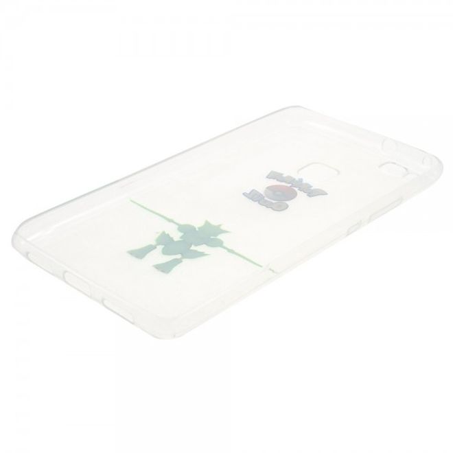 Huawei P9 Lite Elastische, dünne Plastik Cover Gummihülle mit Pokemon Sichlor