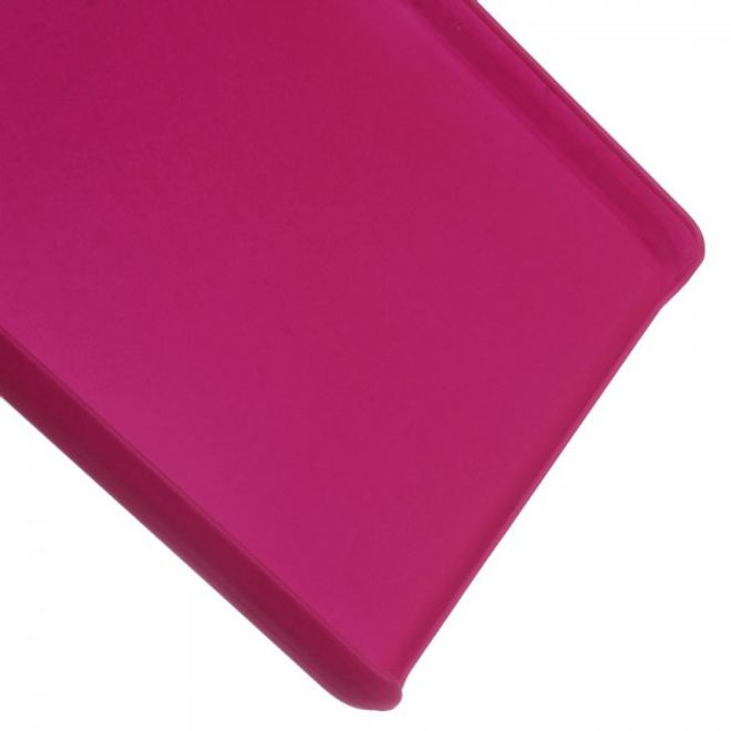Huawei P9 Lite Gummierte Hart Plastik Cover Handyhülle - rosa