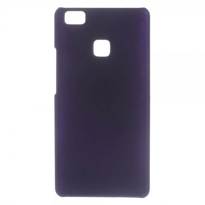 Huawei P9 Lite Gummierte Hart Plastik Cover Handyhülle - purpur