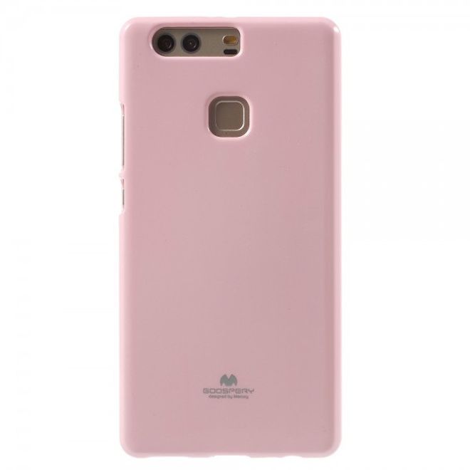 Goospery - Huawei P9 Plus Handy Hülle - TPU Soft Case - Pearl Jelly Series - rosa