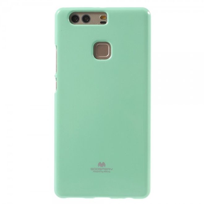 Goospery - Huawei P9 Plus Handy Hülle - TPU Soft Case - Pearl Jelly Series - mint