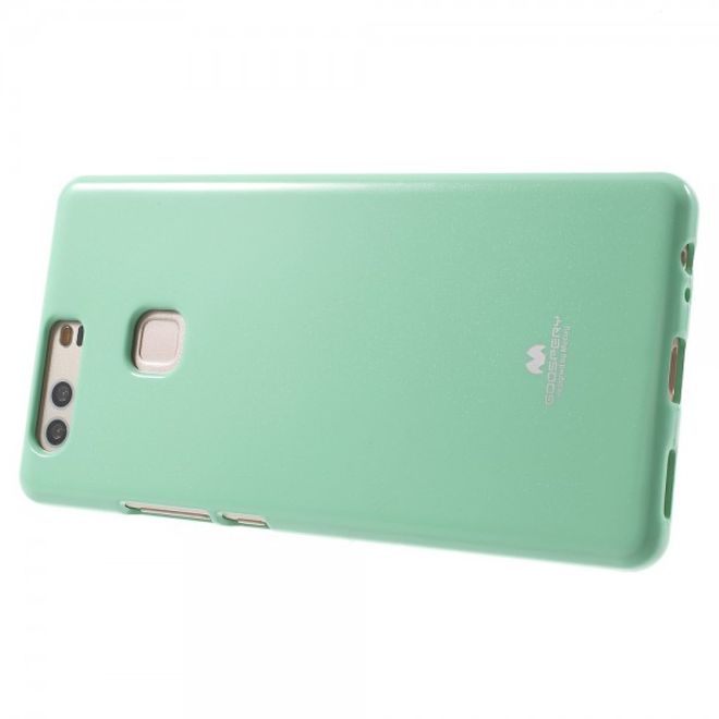 Goospery - Huawei P9 Plus Handy Hülle - TPU Soft Case - Pearl Jelly Series - mint