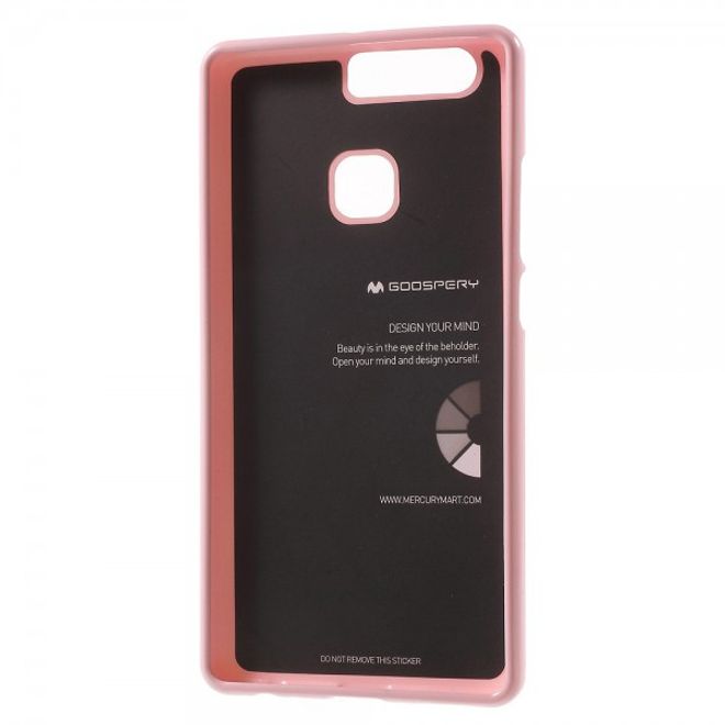 Goospery - Huawei P9 Plus Handy Hülle - TPU Soft Case - Pearl Jelly Series - rosa