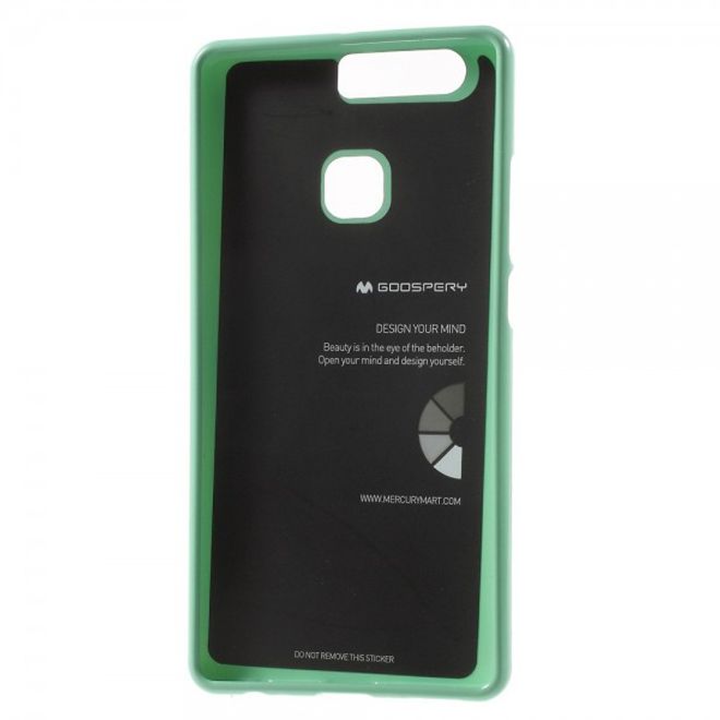 Goospery - Huawei P9 Plus Handy Hülle - TPU Soft Case - Pearl Jelly Series - mint