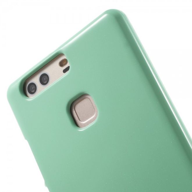 Goospery - Huawei P9 Plus Handy Hülle - TPU Soft Case - Pearl Jelly Series - mint