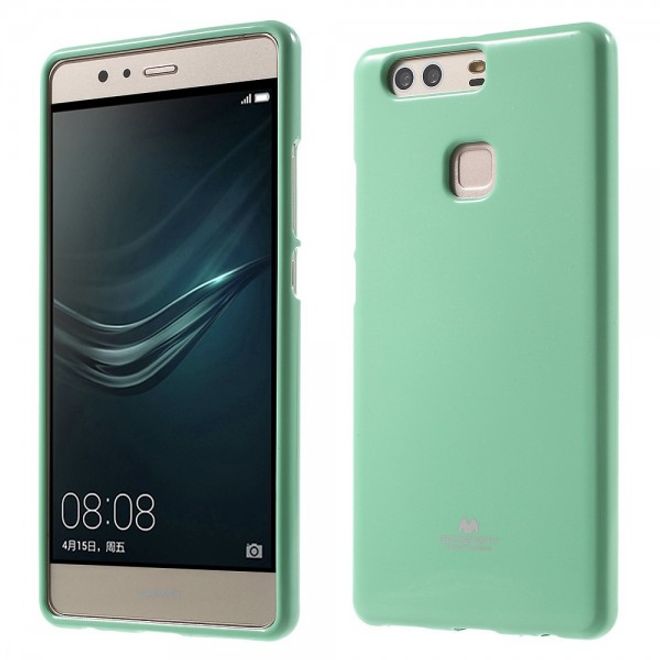 Goospery - Huawei P9 Plus Handy Hülle - TPU Soft Case - Pearl Jelly Series - mint