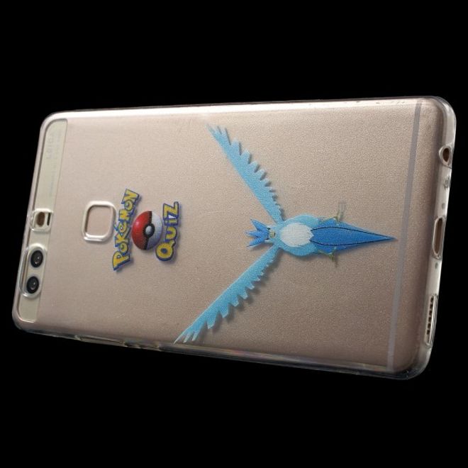 Huawei P9 Plus Elastische, dünne Plastik Cover Gummihülle mit Pokemon Arktos