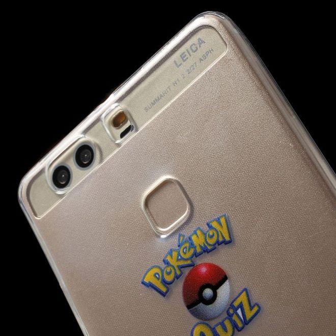 Huawei P9 Plus Elastische, dünne Plastik Cover Gummihülle mit Pokemon Bisasam