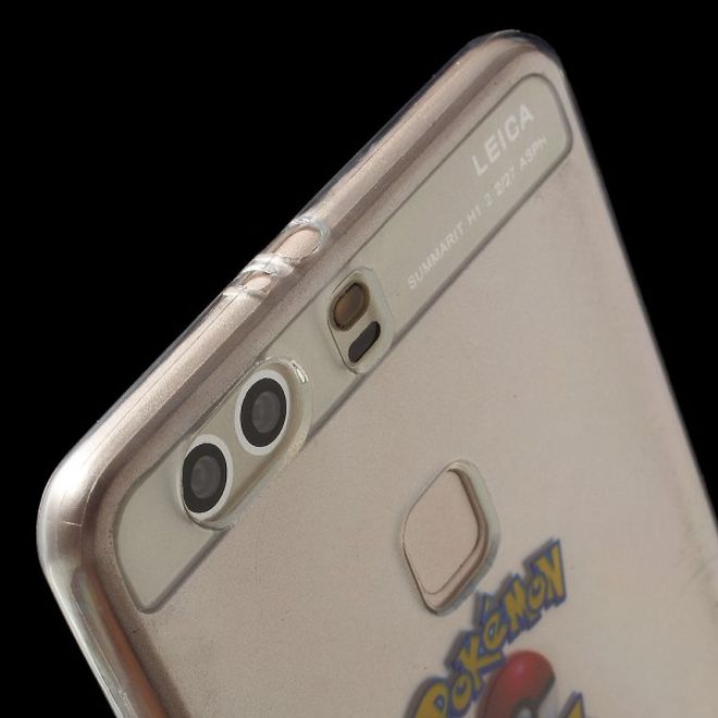Huawei P9 Plus Elastische, dünne Plastik Cover Gummihülle mit Pokemon Zapdos