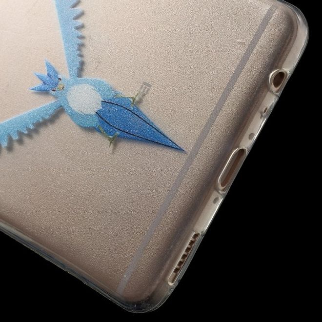 Huawei P9 Plus Elastische, dünne Plastik Cover Gummihülle mit Pokemon Arktos