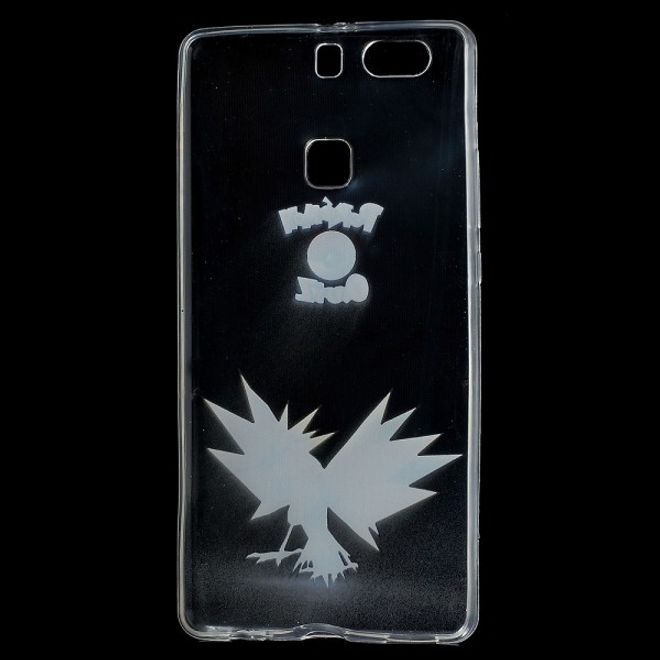 Huawei P9 Plus Elastische, dünne Plastik Cover Gummihülle mit Pokemon Zapdos
